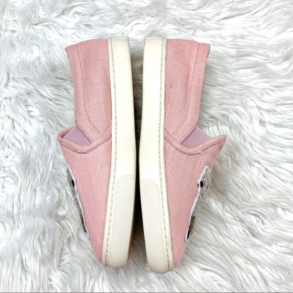 Soludos Pink Canvas Llama Embroidered Sneaker - Picture 5 of 9